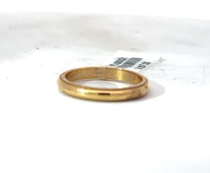 14KT Y/G/ 2.5MM MILGRAIN EDGE SIZE 4.75