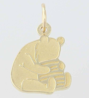 14KT Y/G WINNIE POOH WITH HONEY POT CHARM