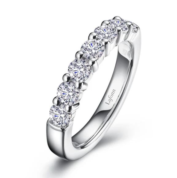 RCLP .jpg Sterling Silver platinum bonded lassire simulate diamond wedding band tw 1.20cts size 7