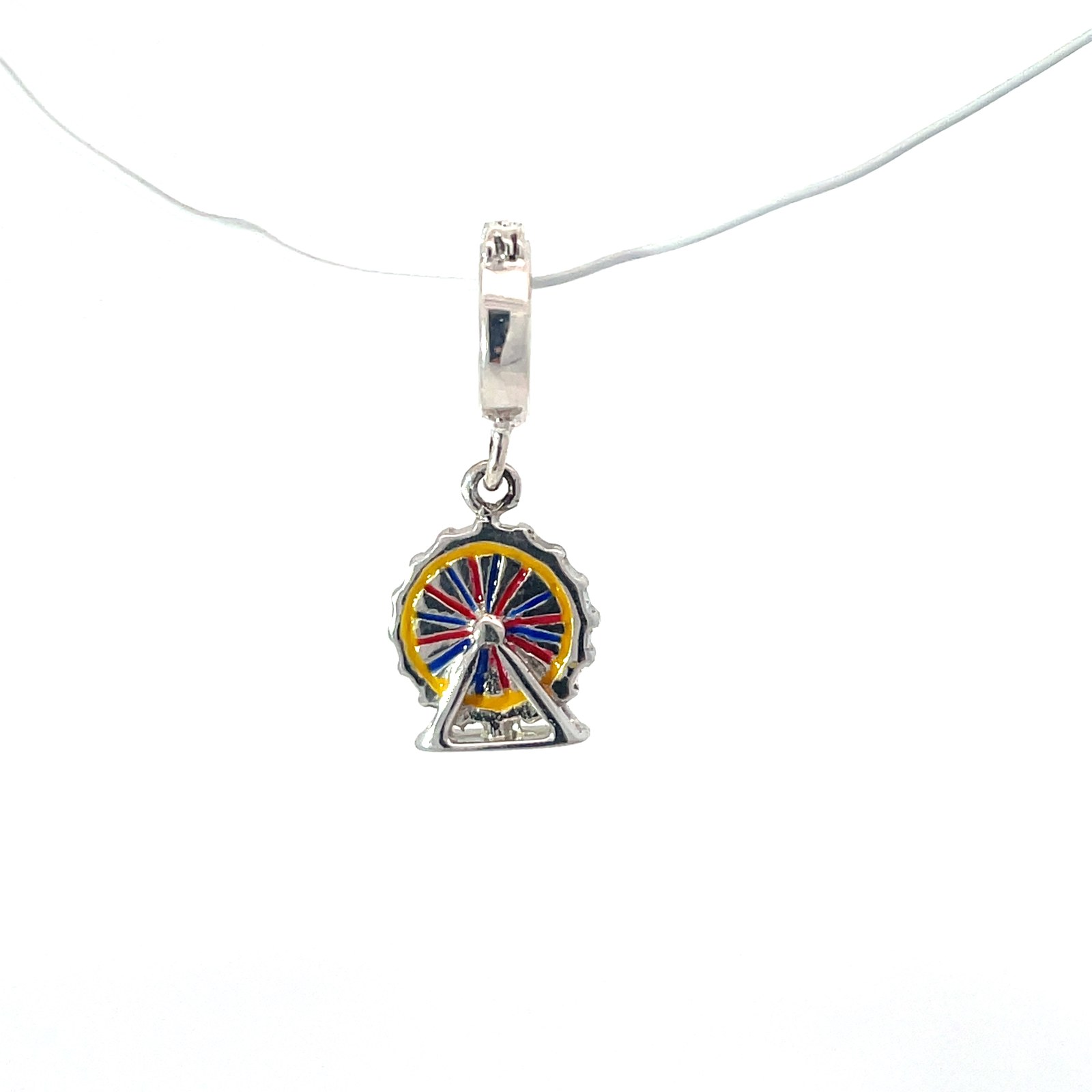 SDSFWH R .jpg Sterling Silver petite wildwood destination ferris wheel dangle bead