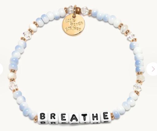 SPC BRE CTC .jpg Little Words Project "Breathe" beaded stretch bracelet