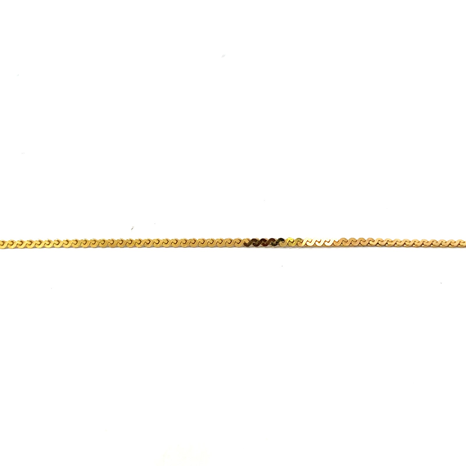 SPD 14 KT YG SERPENTINE BRAC