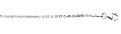 SSR .jpg Sterling Silver 1.5mm diamond cut cable chain 18" rhod plated