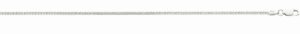 Sterling Silver rhodium plated 1.9mm miami cuban link chain 20"