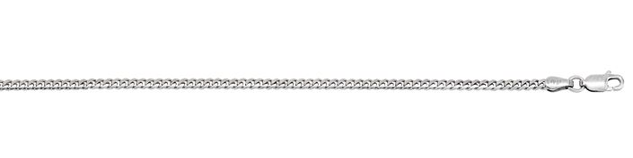 SSR .jpg Sterling Silver 2.6 mm miami cuban link chain with claw catch 18"