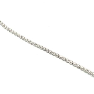10kt white gold diamond tennis bracelet tw 1.00cts with two figure 8 locks SI, H