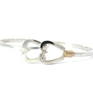 SS AND 14KT YG WRAPS SHINY WILDWOOD DESTINATION BRAC 3MM SIZE 6.5