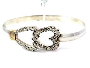 SS/14 KT Y/G WRAPS WILDWOOD DIAMOND CUT BRAC: SIZE 7, 6MM
