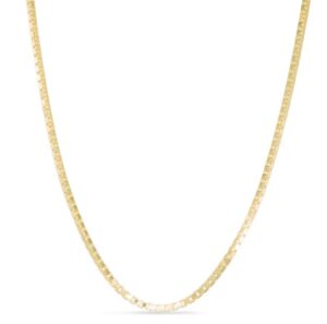 14kt yellow gold 1.60mm solid box chain 20"