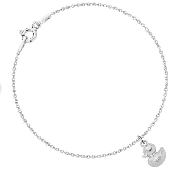 csb SS BRACELET W/ DUCK AND DIAMOND