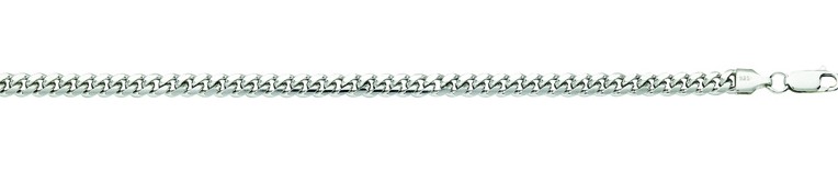 Sterling Silver rhodium plated solid miami cuban 4.9mm bracelet 8"