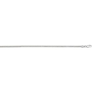 Sterling Silver rhodium plated 2.6mm miami cuban link chain 10" ankle bracelet