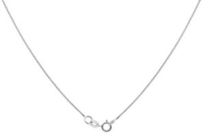 14KT W/G 18" BOX CHAIN .9MM WITH SPRING RING CLOSURE