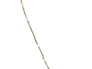 14 KT W/G .6MM 20" BOX WITH CLAW