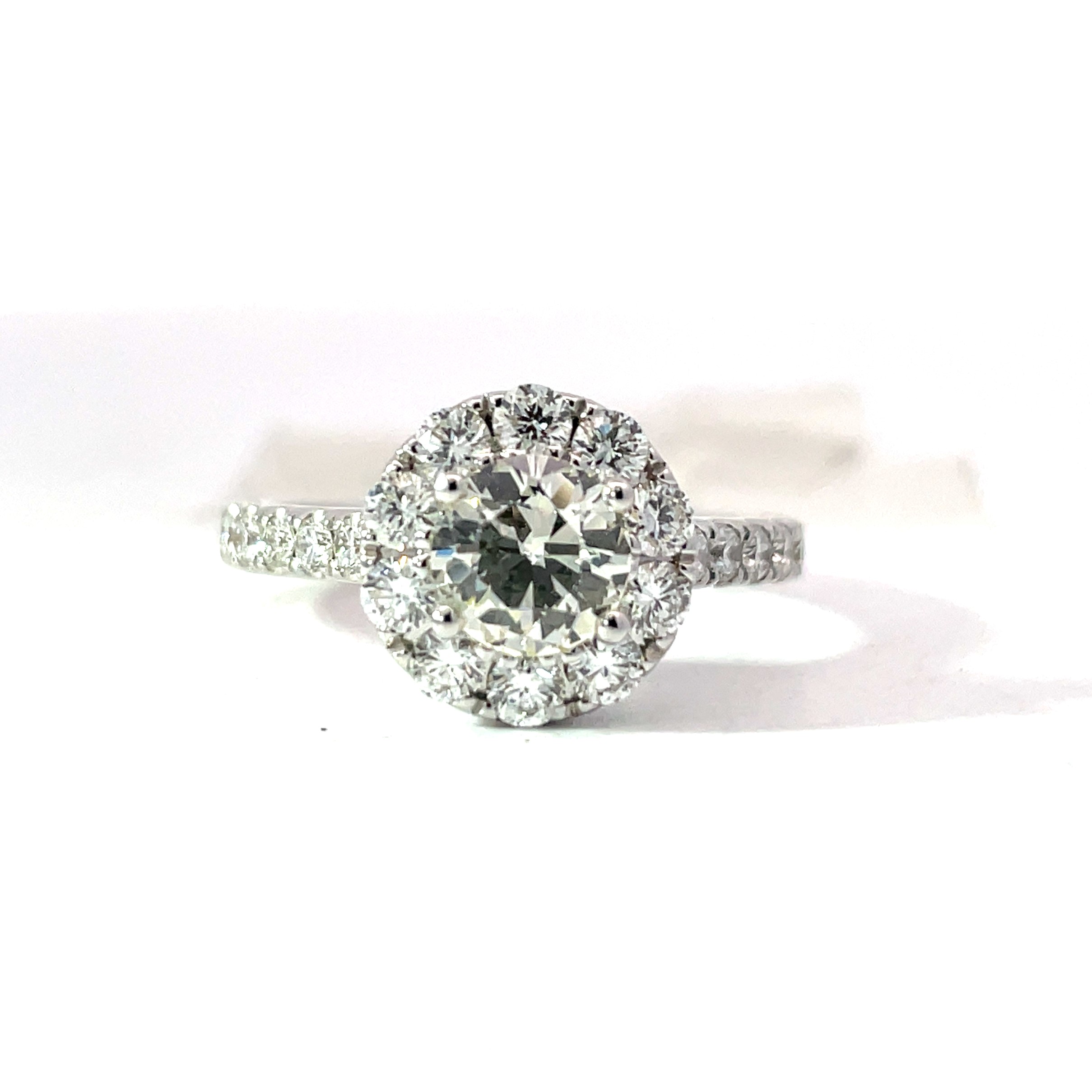 .jpg 18kt white gold diamond round halo eng ring C tw 0.70cts VS2, J tw 1 3/8cts VS2, G