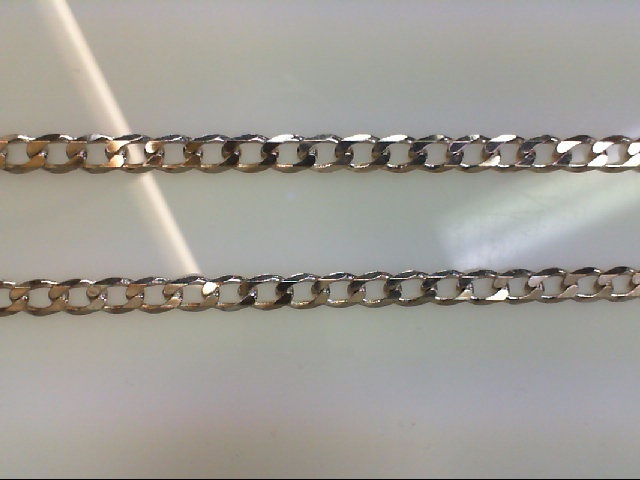 CUBAN .jpg STERLING SILVER 18" CUBAN CHAIN