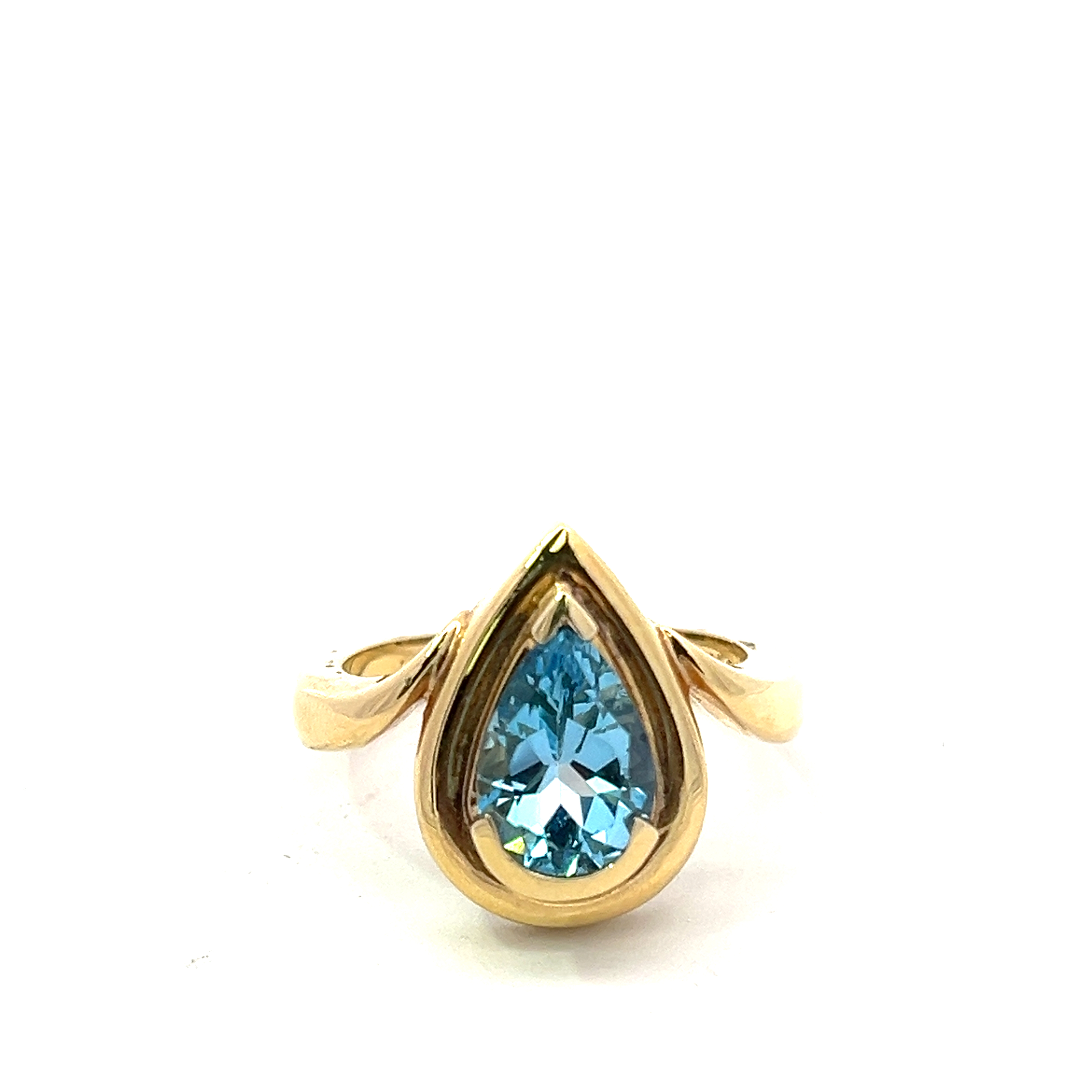 .jpg 14KT Y/G PEAR SHAPE BLUE TOPAZ RING 1 BLUE TOPAZ T/W 2.6 CT 10mm X 7MM