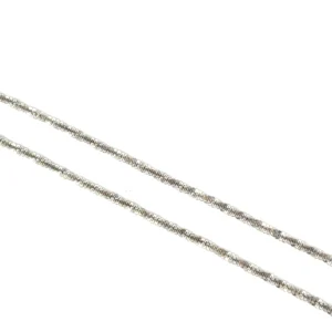 Sterling Silver Chain 20" 1.5mm Sparkle Finish