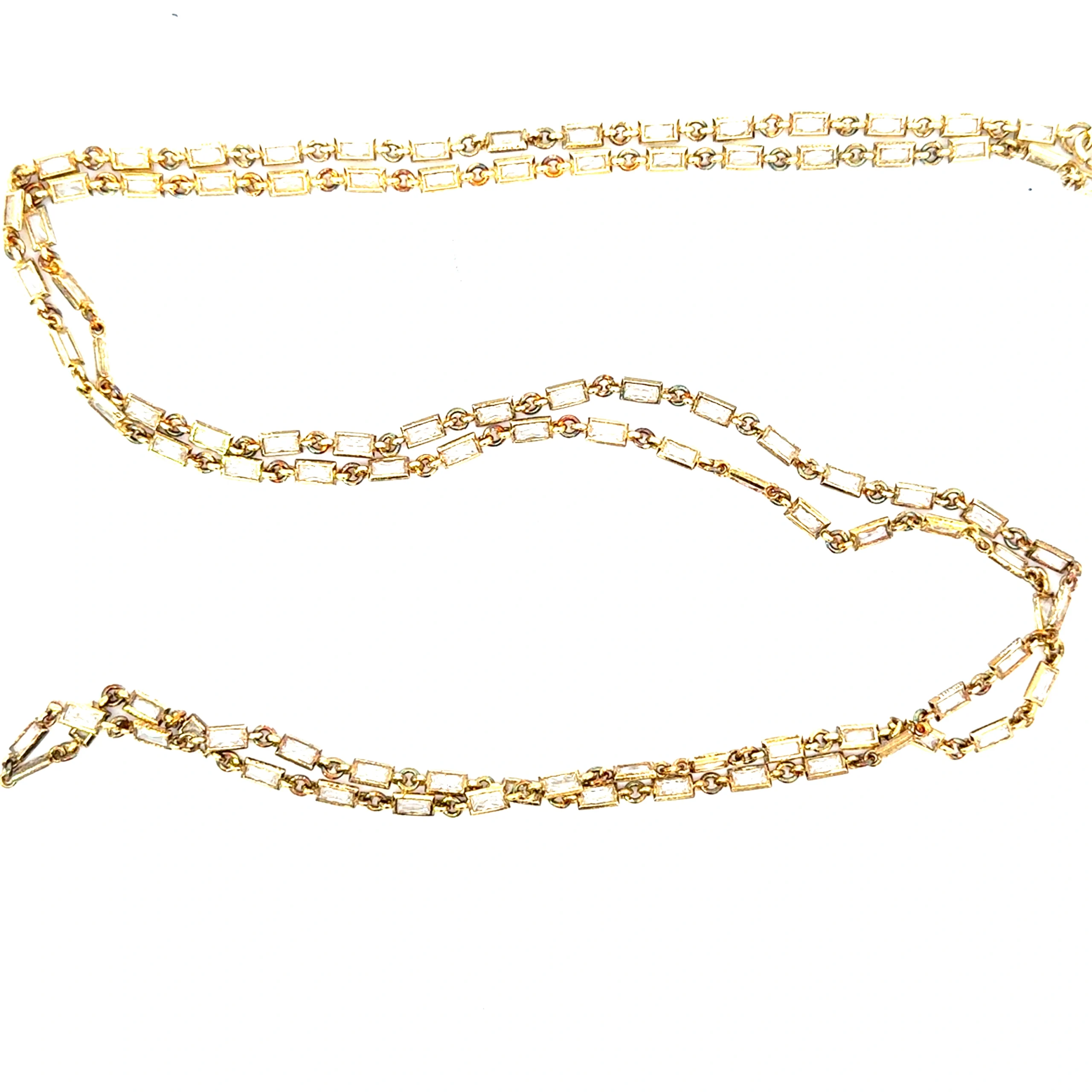 ee v scaled .webp Gold-Plated Sterling Silver Diamond Necklace - 36