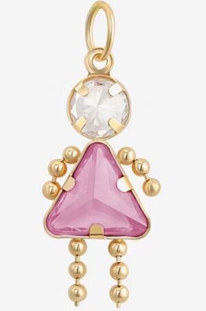 14K YELLOW GOLD JUNE GIRL CHARM