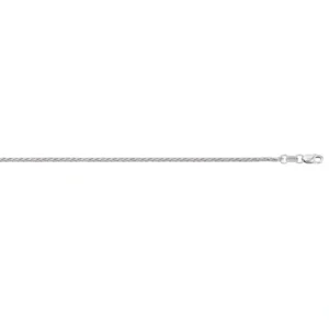 10kt White Gold Chain - 1.2mm
