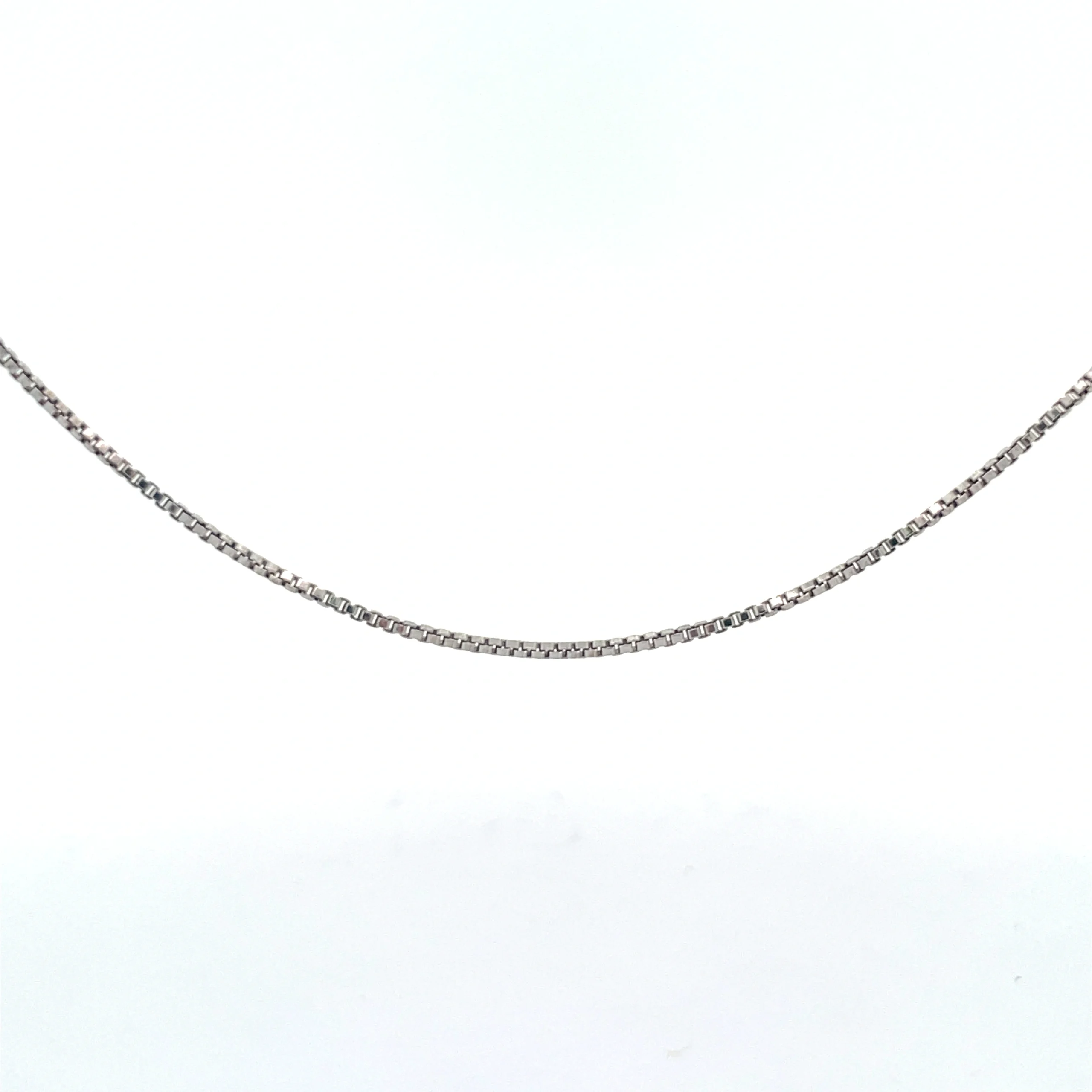 v scaled .webp Sterling Silver Box Chain - 16" 1.1mm