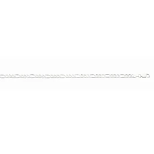 Sterling Silver Figaro Chain - 24" 4.00mm