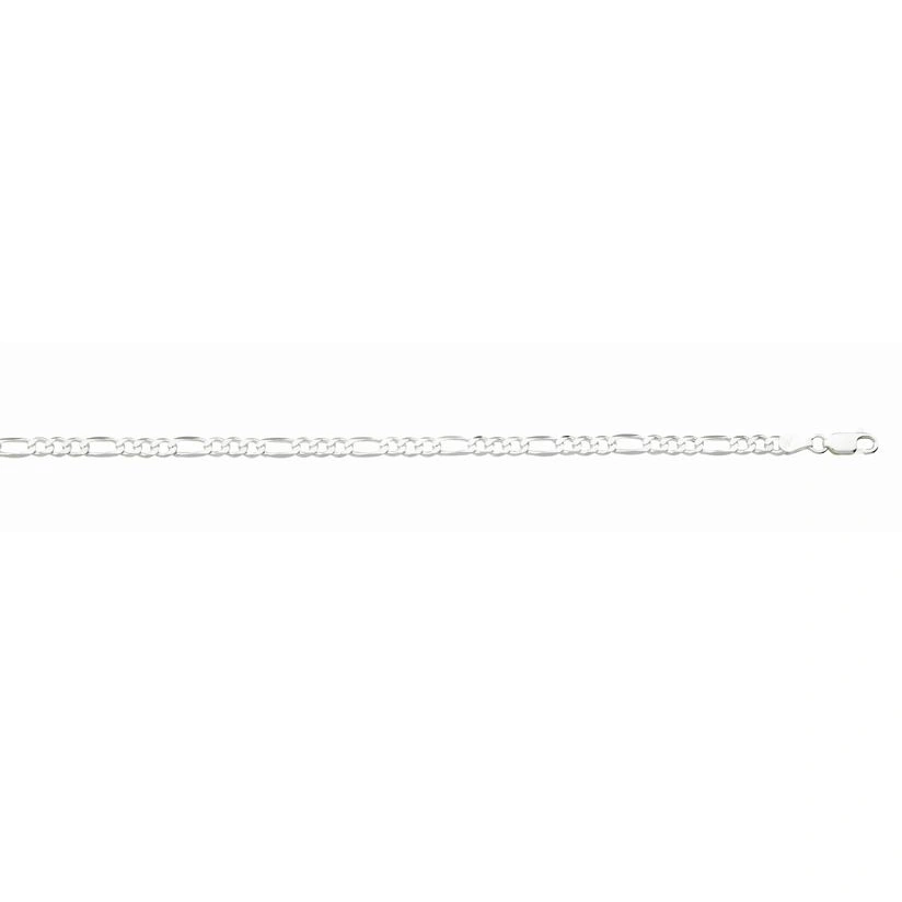 SS v.webp Sterling Silver Figaro Chain - 24" 4.00mm