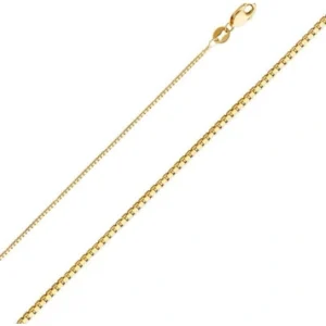 10kt Yellow Gold Box Chain - 1.5mm