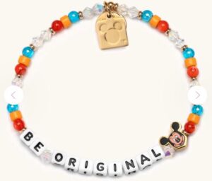Little Words Disney Exclusive "Be Original" Mickey beaded stretch bracelet