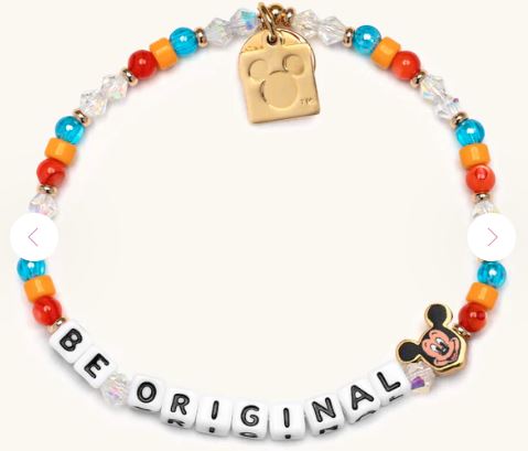 dis bog mic .jpg Little Words Disney Exclusive "Be Original" Mickey beaded stretch bracelet
