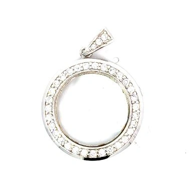 round diamond bonbon v.webp Sterling Silver CZ Ring