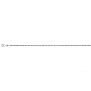 Sterling Silver Rope Chain - 20" 1.4mm