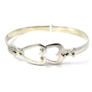 Sterling Silver Wildwood Bangle - 6mm Size 7.5